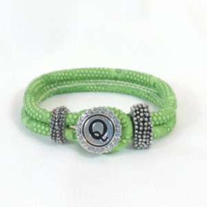 Green Snap Bracelet