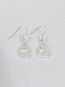 Q Charm Earrings