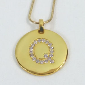 Micropave Cubic Zirconia Pendant Necklace