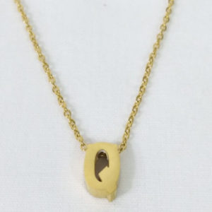 Small Golden Q Necklace