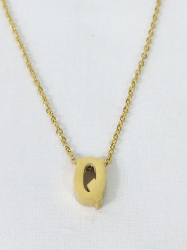 Small Golden Q Necklace