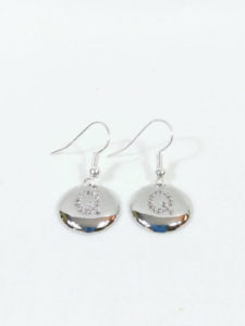 Small Silver Q Earrings