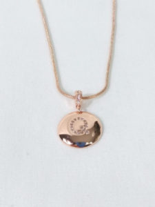 Small Rose Gold Q Pendant