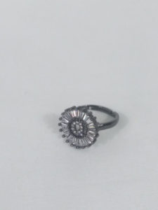 Gunmetal Adjustable Ring