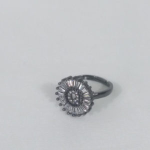 Gunmetal Adjustable Ring