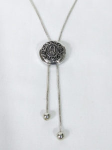 Antique Q Adjustable Snap Necklace