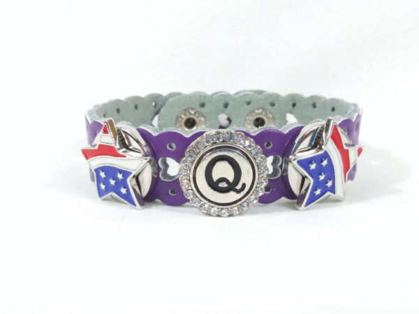 Indigo Spinner Flag Bracelet