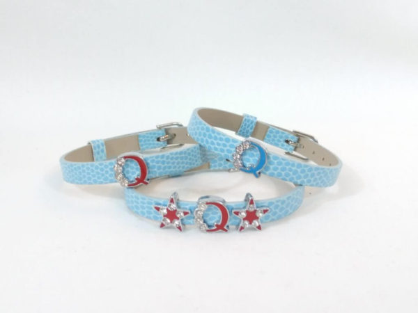 3 Light Blue Watch Band Straps